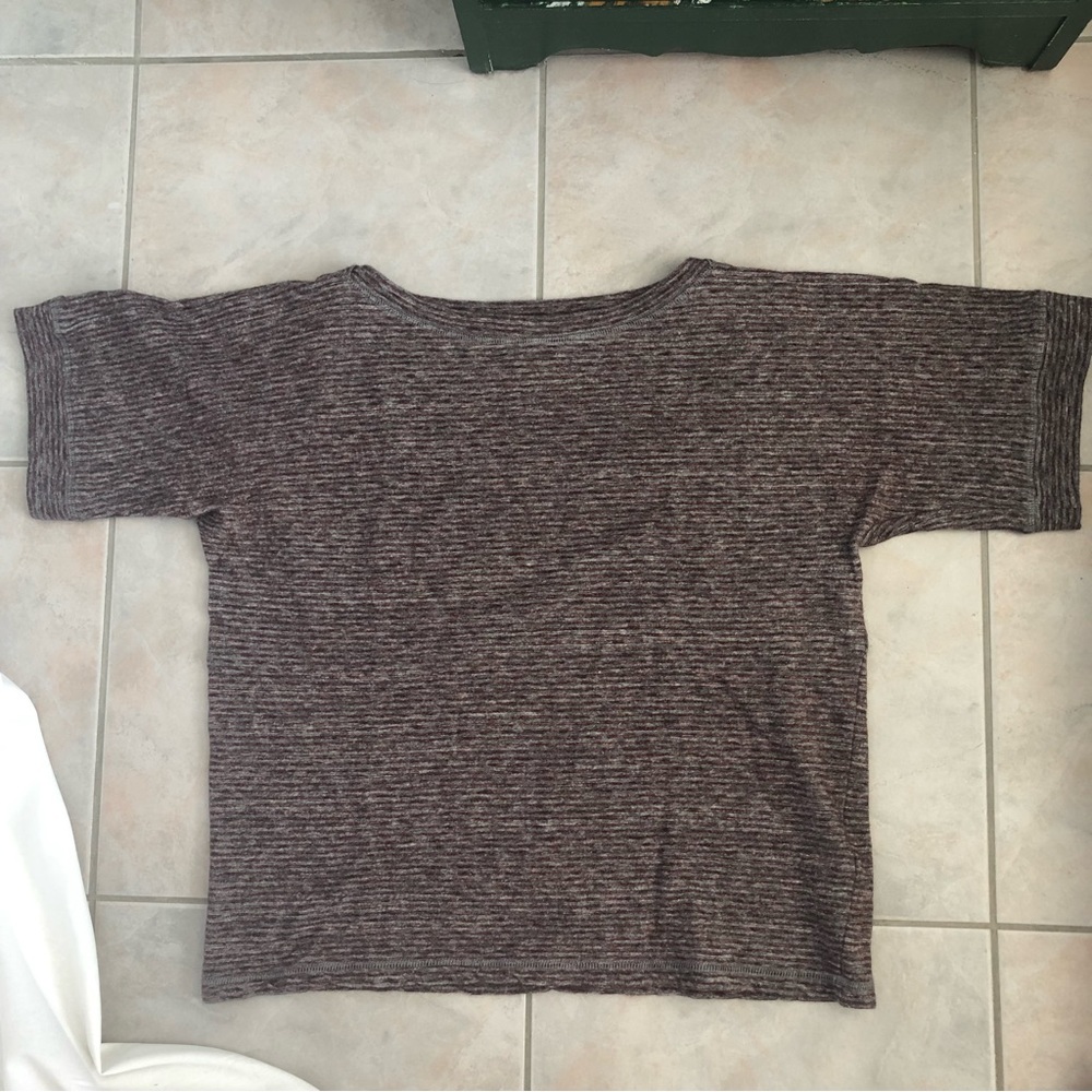Diesel - Cotton/Wool/Nylon Blend - Striped Boatneck Tee - Size M - EUC